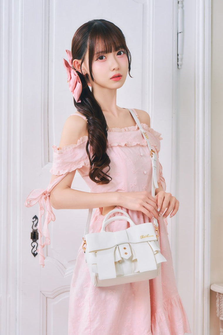 【予約商品】BIGリボンボストンバッグ