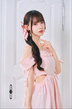 【予約商品】オフショルコットンワンピース