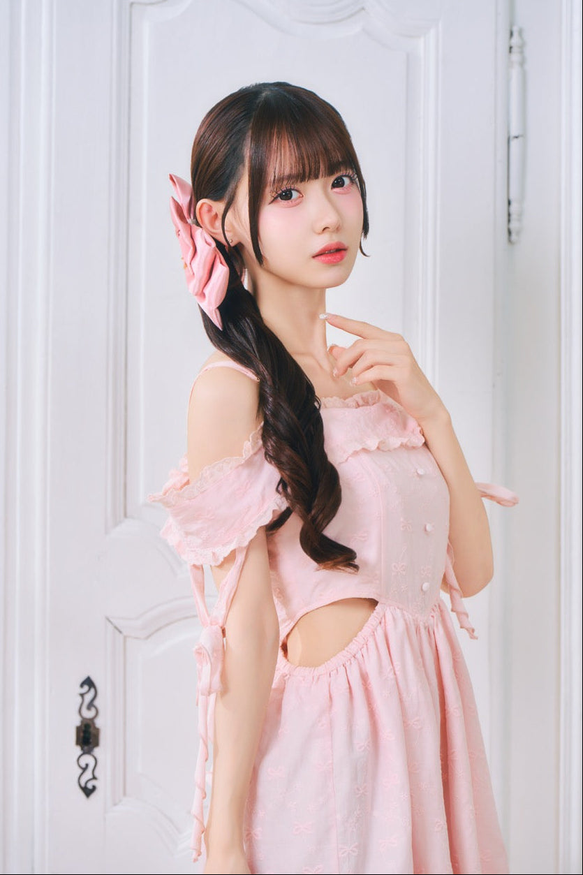 【予約商品】オフショルコットンワンピース