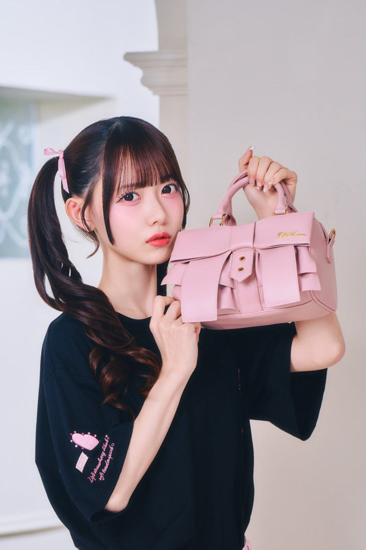 ❤︎Fiorforte リボンボストンバッグ ピンク❤︎ 予約商品】BIGリボンボストンバッグ – ReAmour