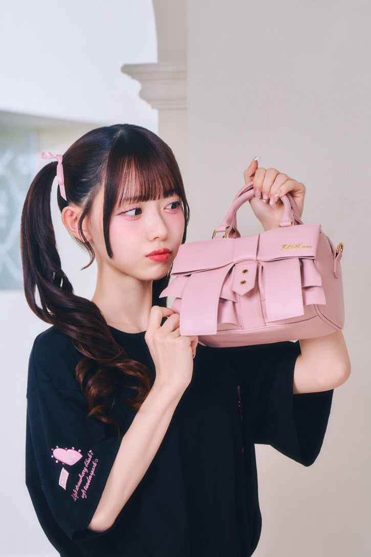 【予約商品】BIGリボンボストンバッグ