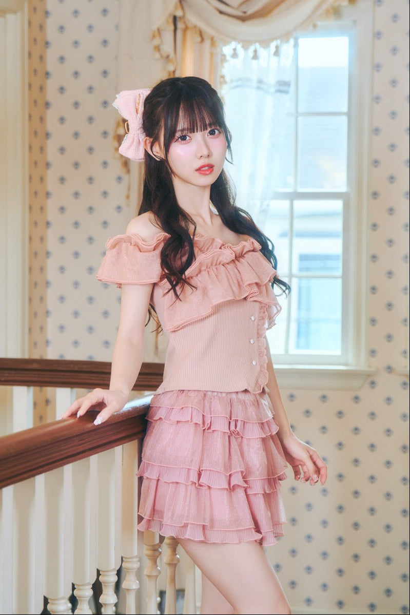 予約商品】フリルオフショルトップス – ReAmour
