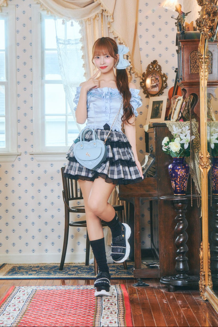 【予約商品】レースティアードスカート