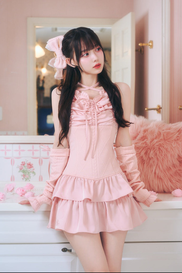 予約商品】ギャザーキャミワンピ – ReAmour