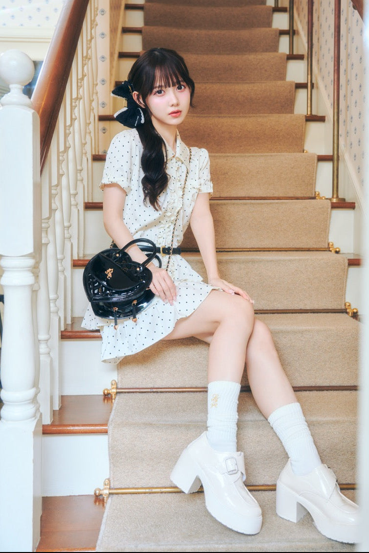 【予約商品】ガーリーシャツワンピ