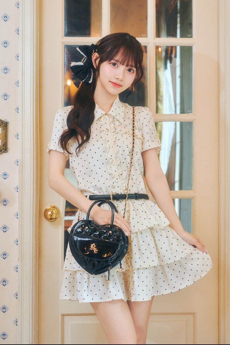 【予約商品】ガーリーシャツワンピ