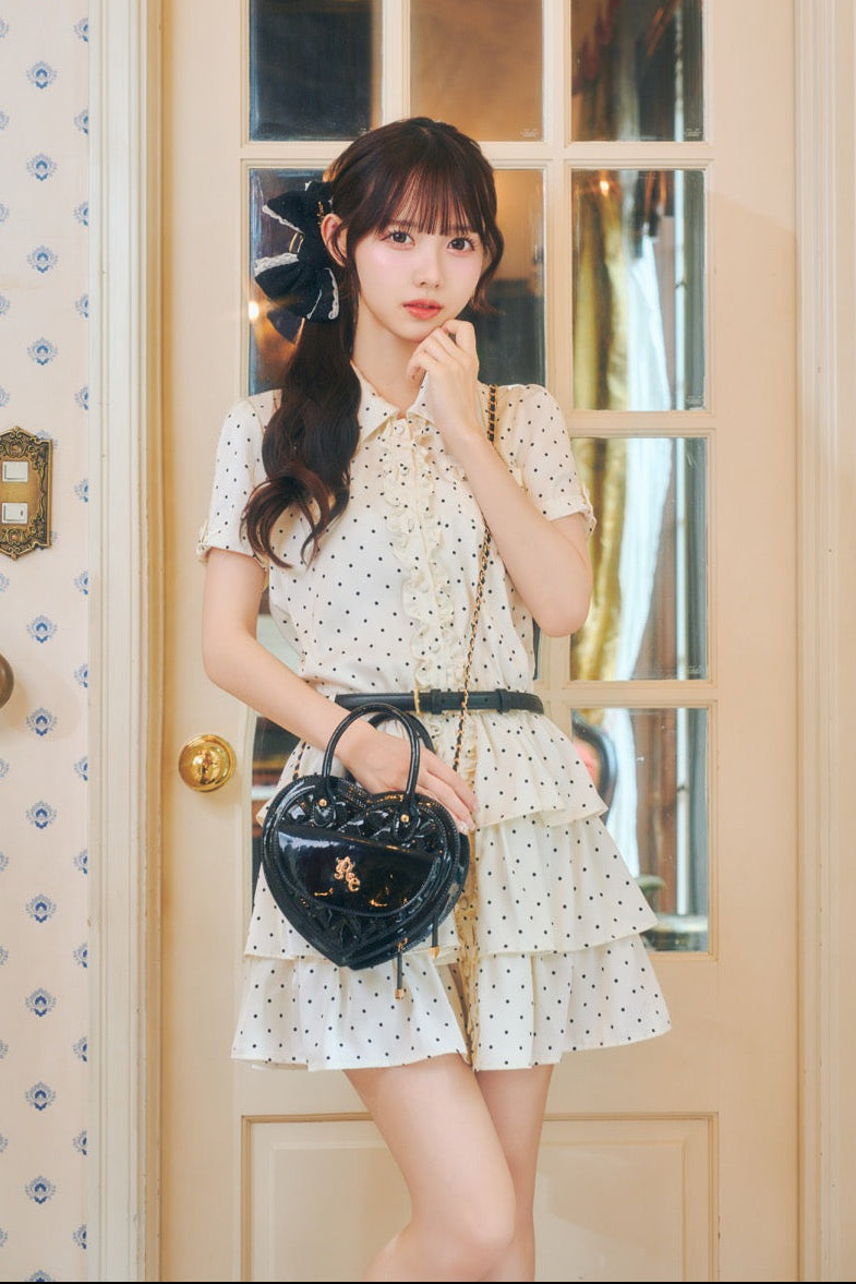 【予約商品】ガーリーシャツワンピ