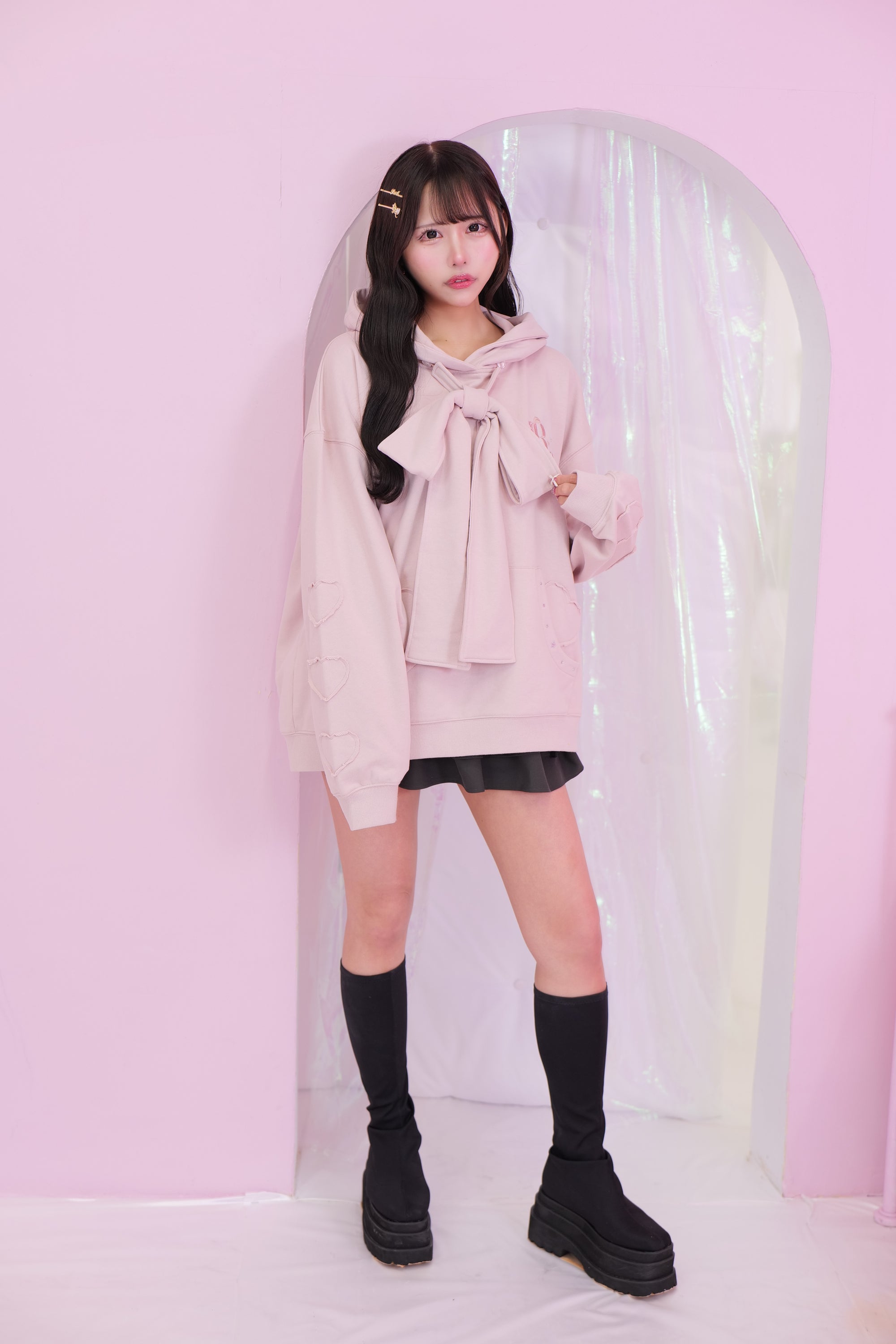 リボンBIGパーカー