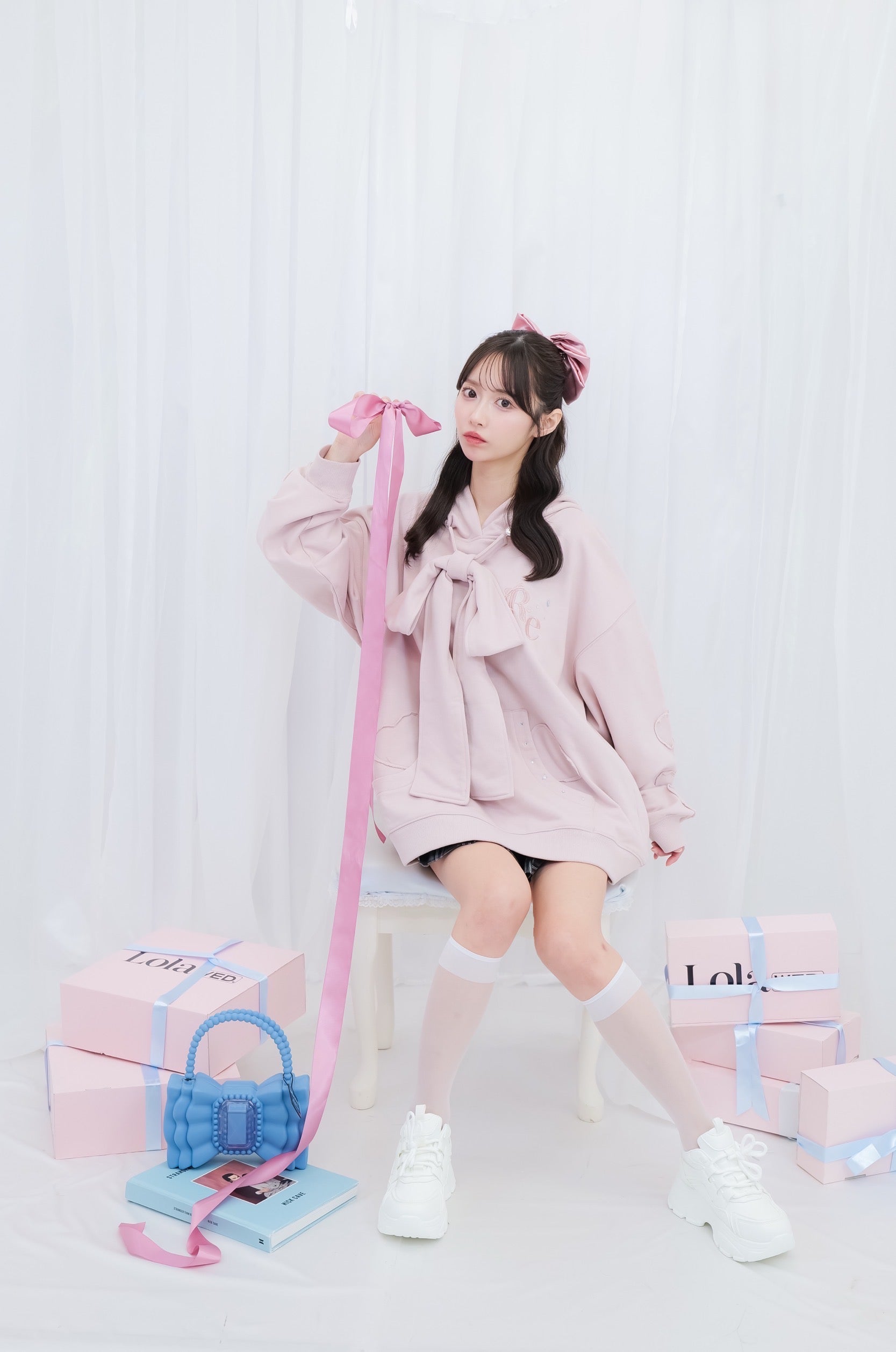 リボンBIGパーカー