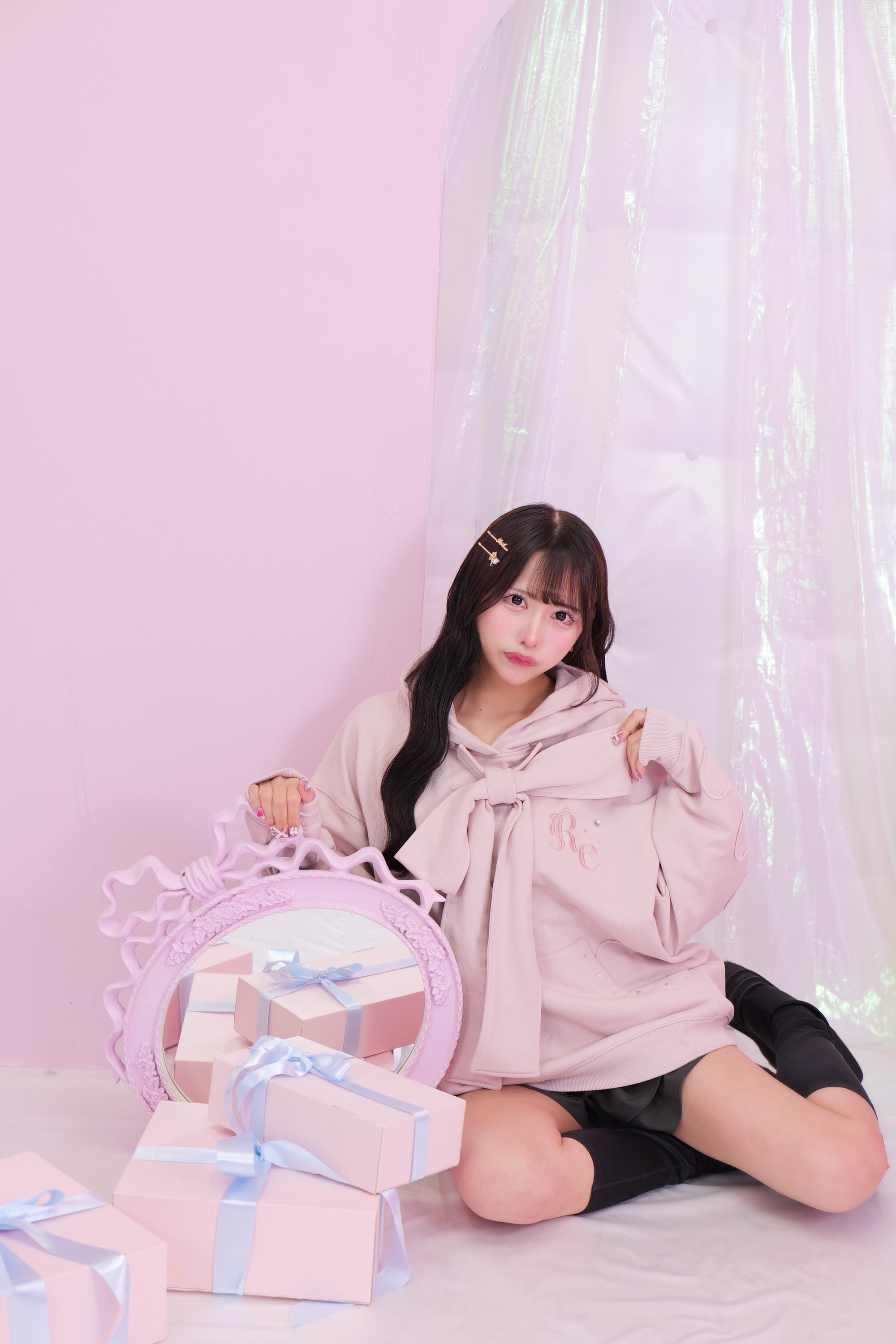 リボンBIGパーカー