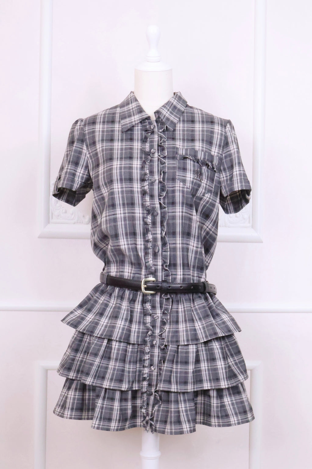 【予約商品】ガーリーシャツワンピ