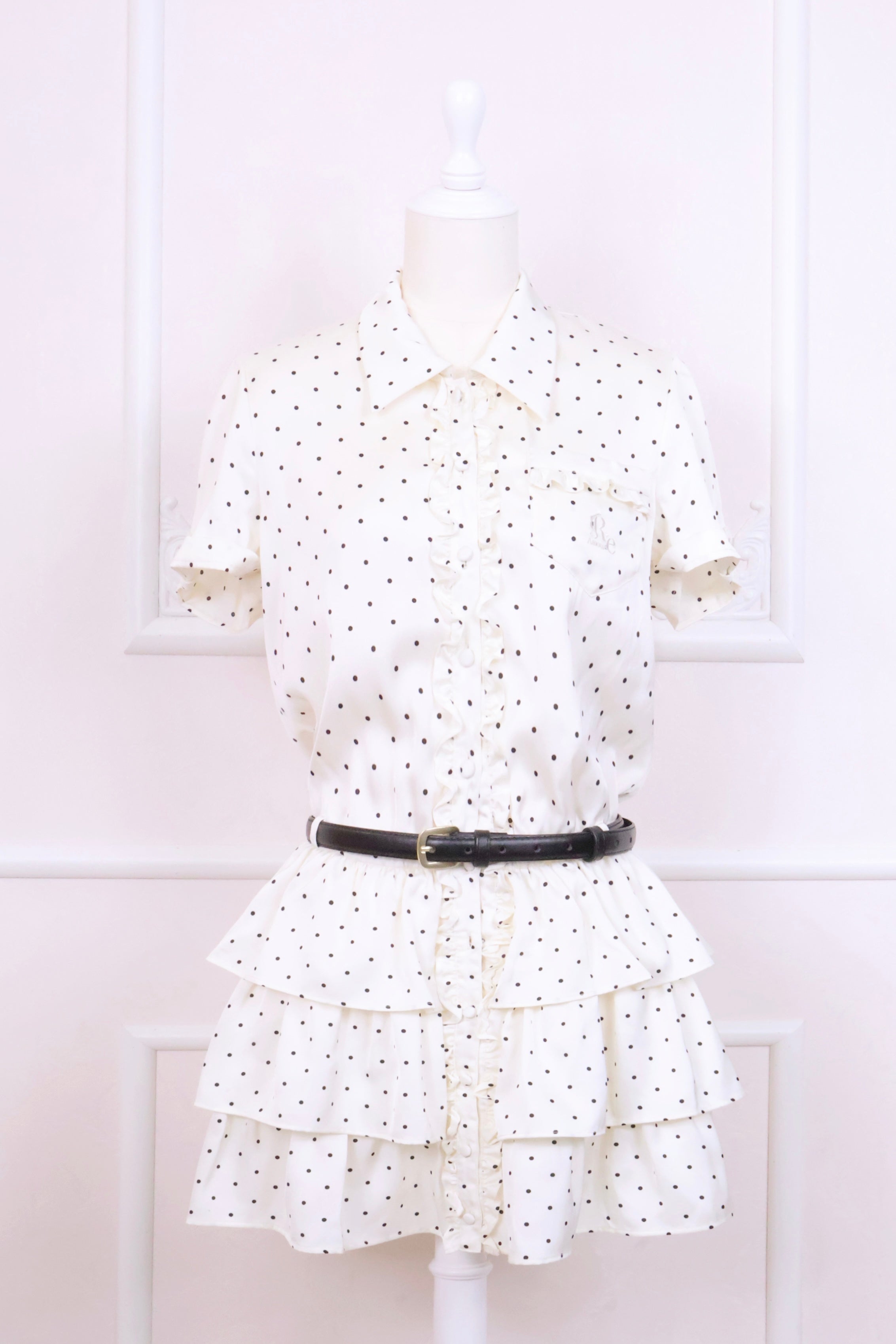 【予約商品】ガーリーシャツワンピ