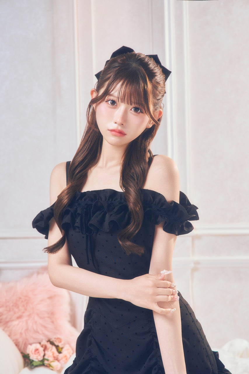 オフショルはしごリボンワンピ – ReAmour