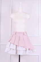 【予約商品】プリーツフリルアシメスカート