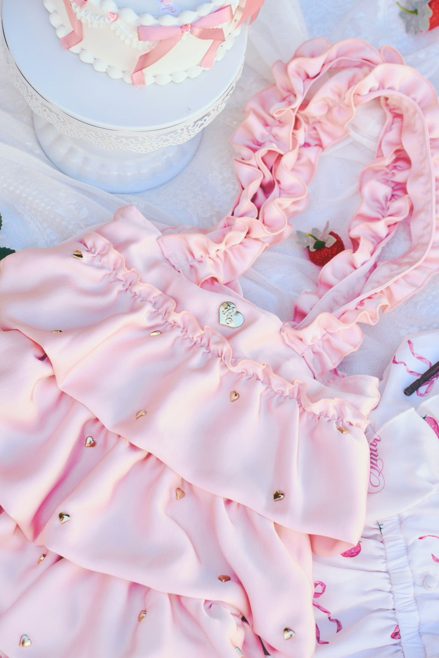 ハートフリルトート