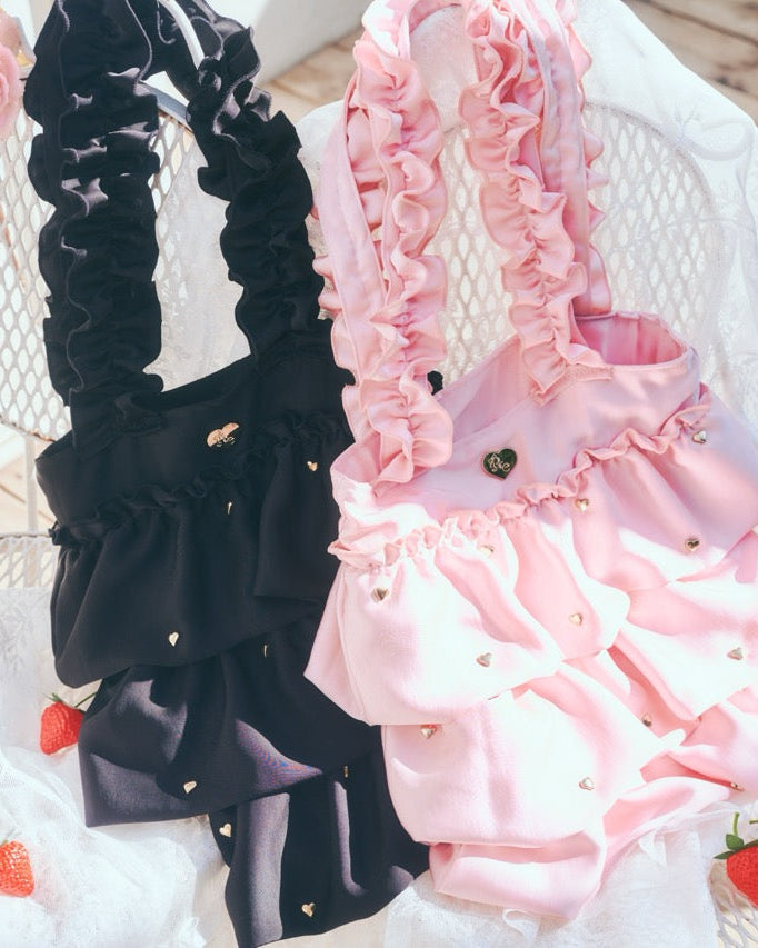 ハートフリルトート