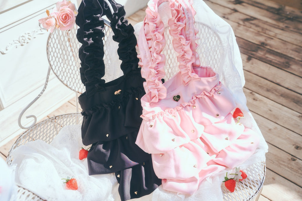 ハートフリルトート