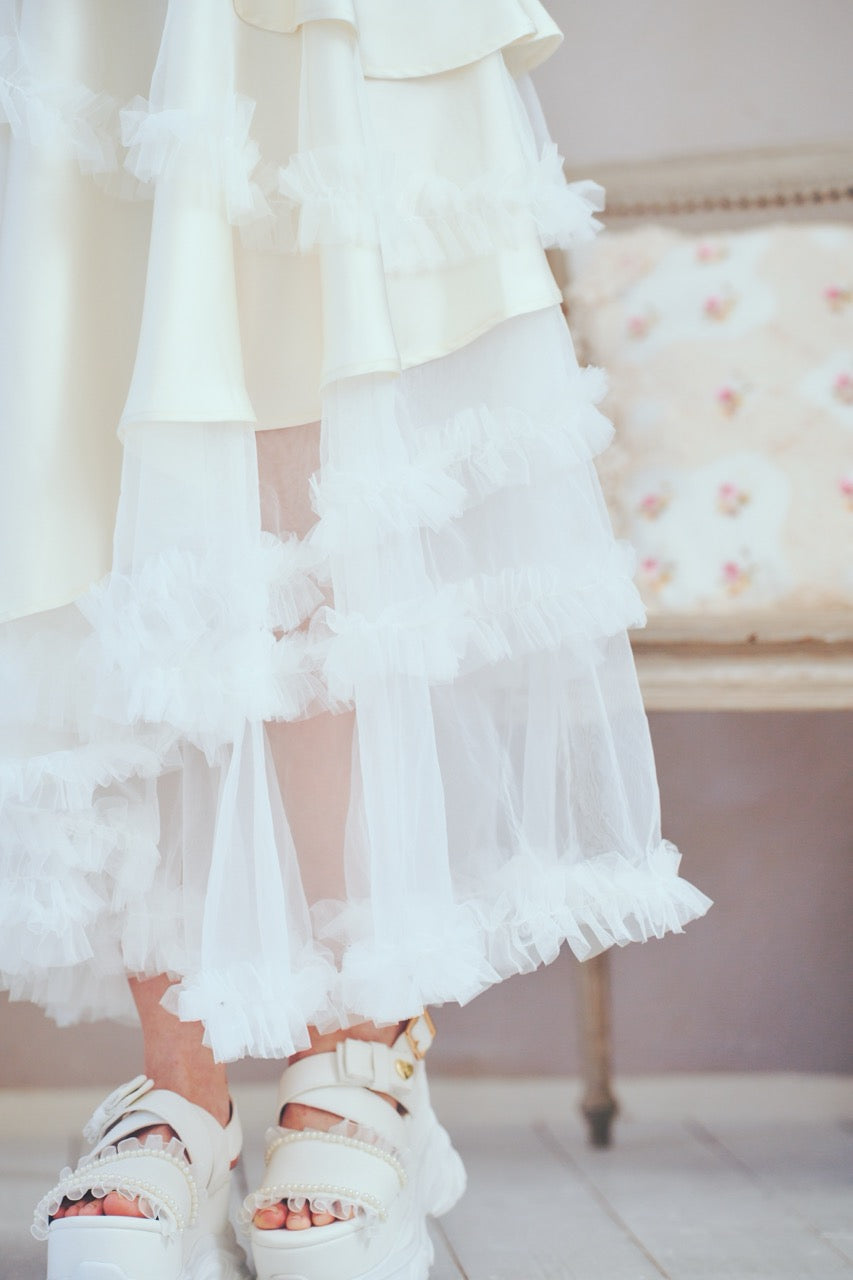 プリンセスチュールロングスカート