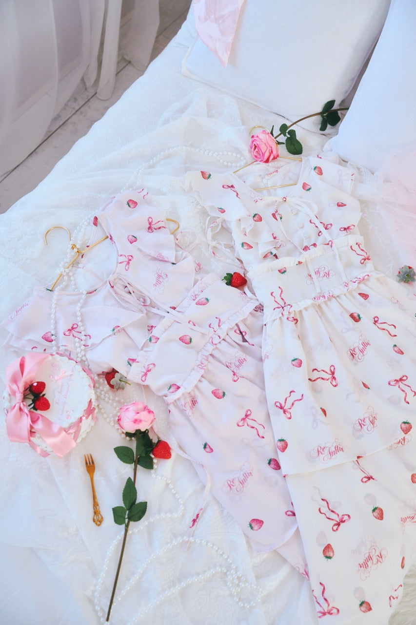 【予約商品】ストロベリーロングワンピ