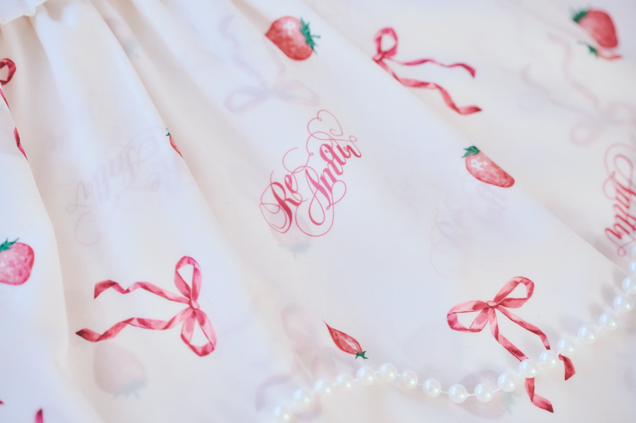 Re❤︎Amour ストロベリーロングワンピース 予約商品】ストロベリーロングワンピ – ReAmour