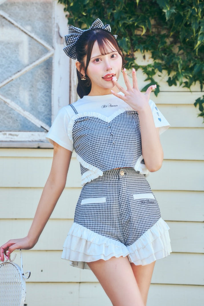 フリルロゴパンツ