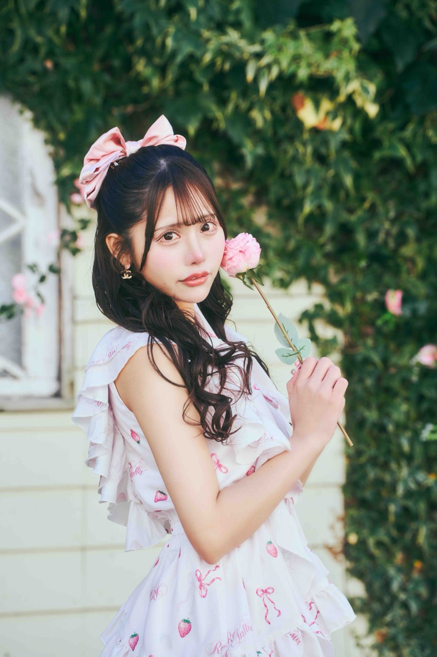 【予約商品】ストロベリーフリルセットアップ