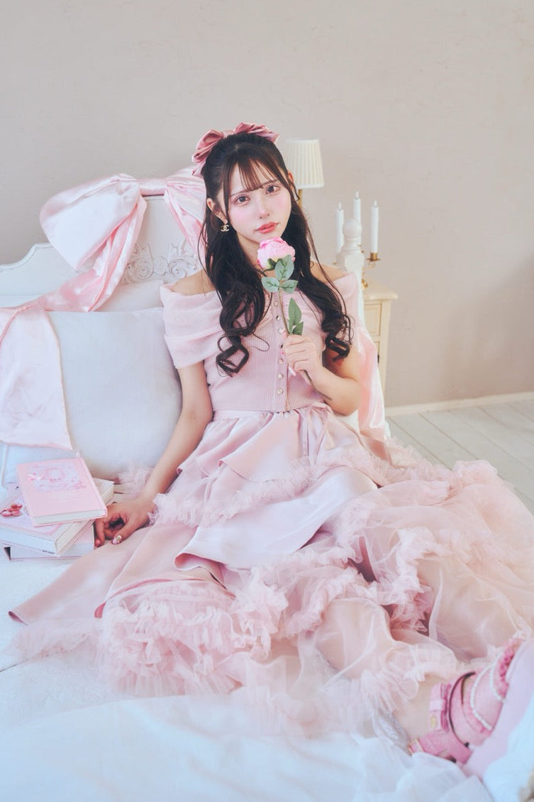 プリンセスチュールロングスカート