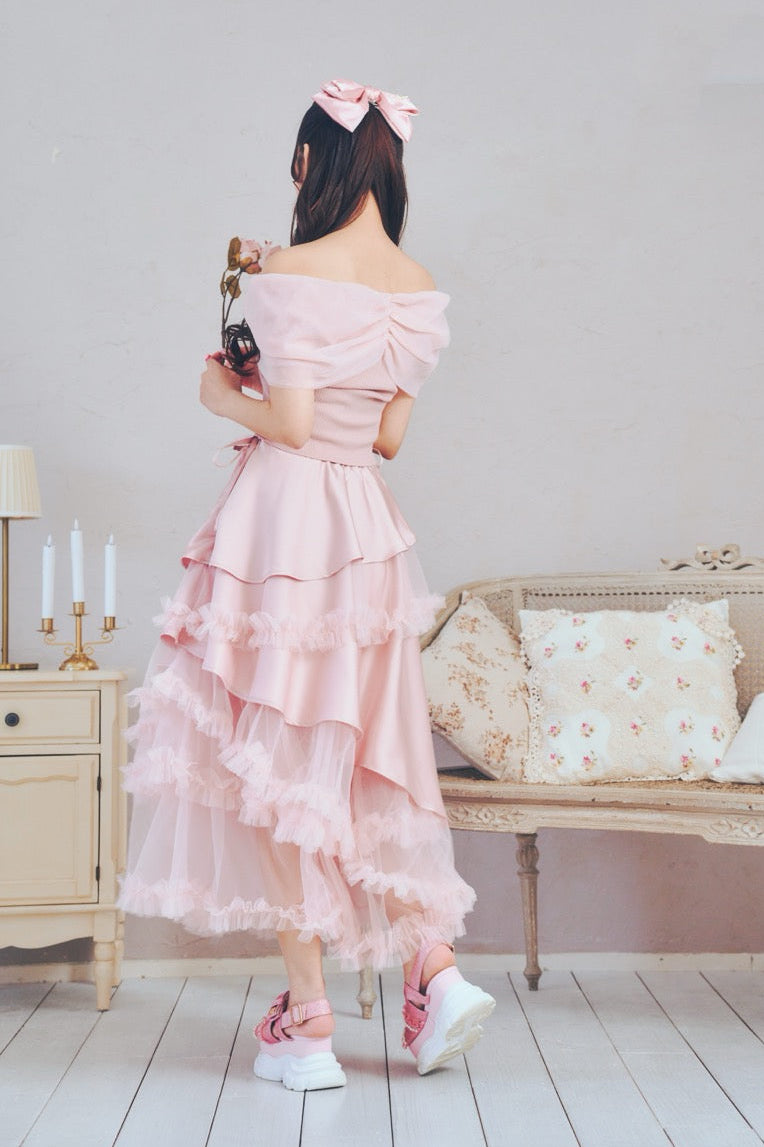 プリンセスチュールロングスカート