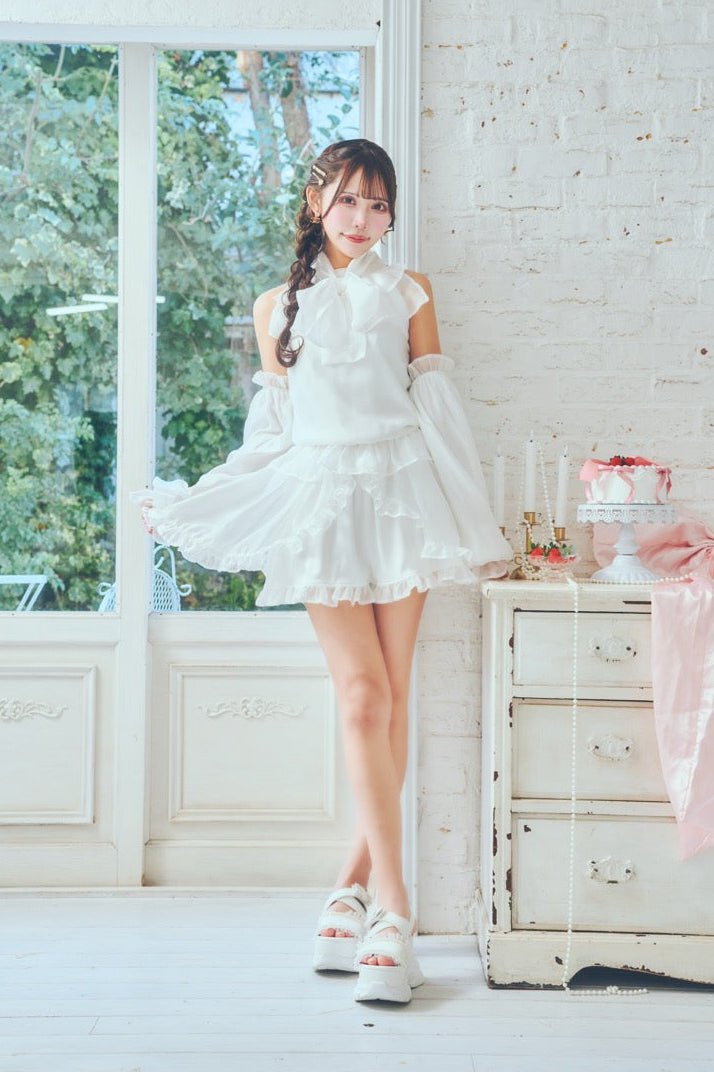 アームカバー付きアメスリワンピ