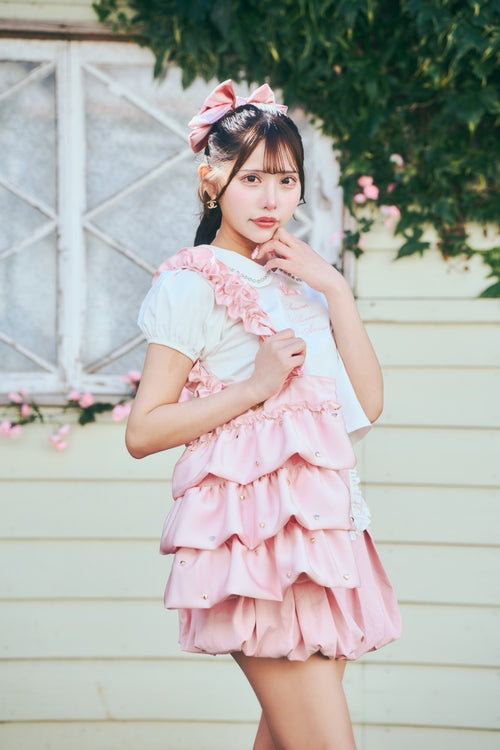 ハートフリルトート