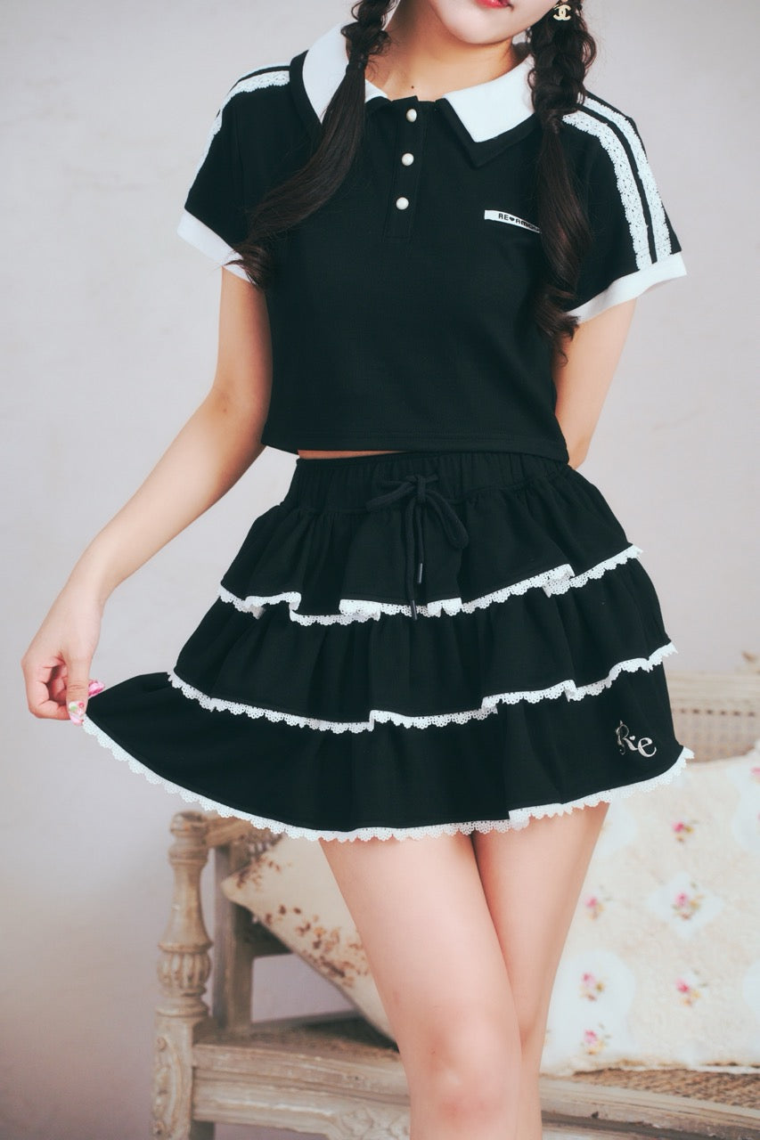 レースラインTシャツ