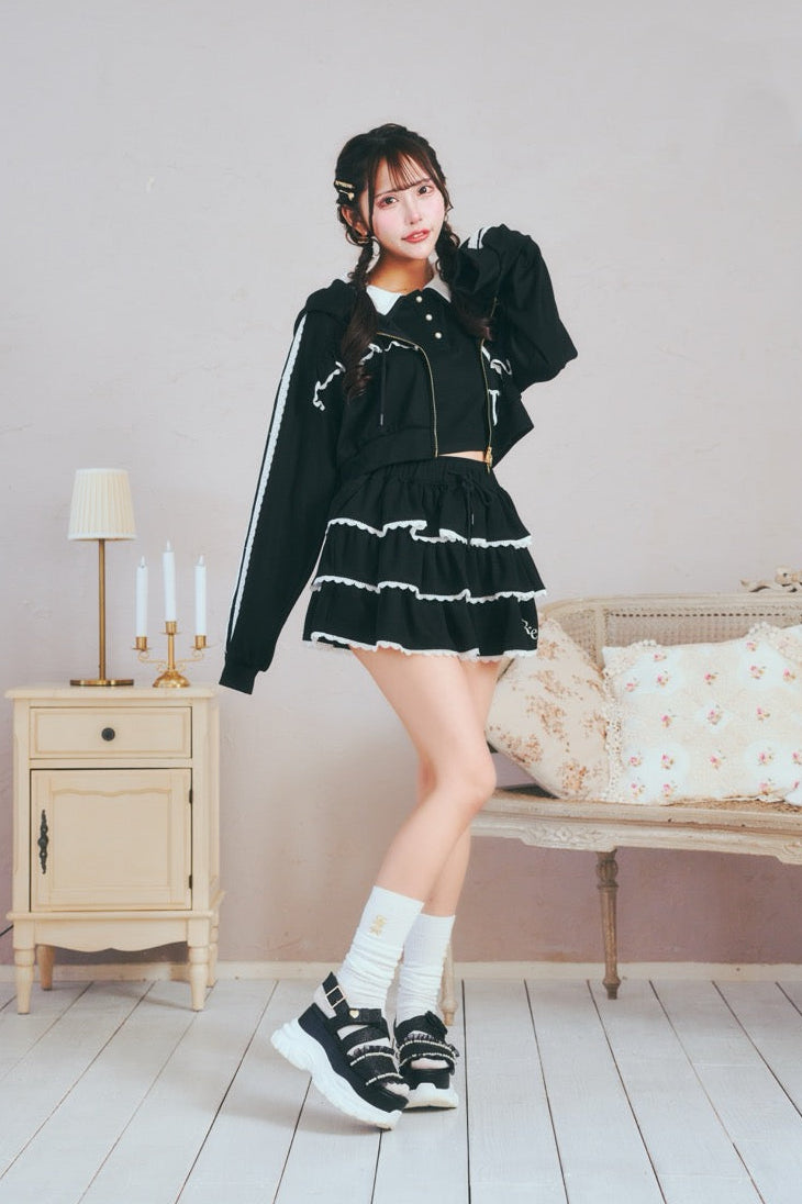 レースラインリップパーカー