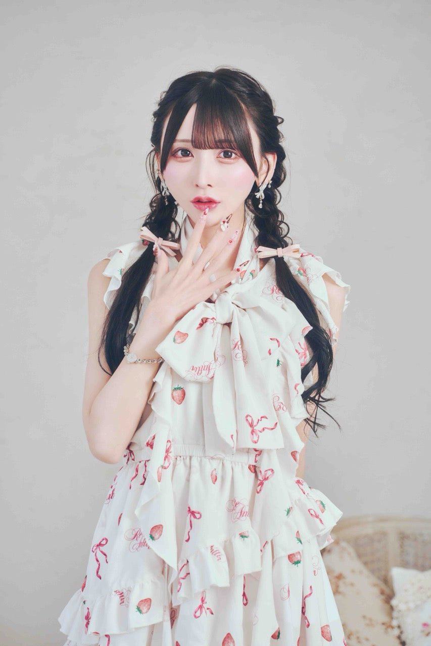 【予約商品】ストロベリーフリルセットアップ
