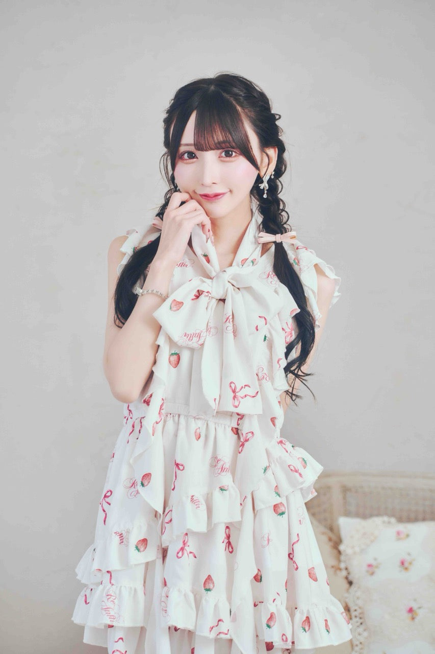 【予約商品】ストロベリーフリルセットアップ