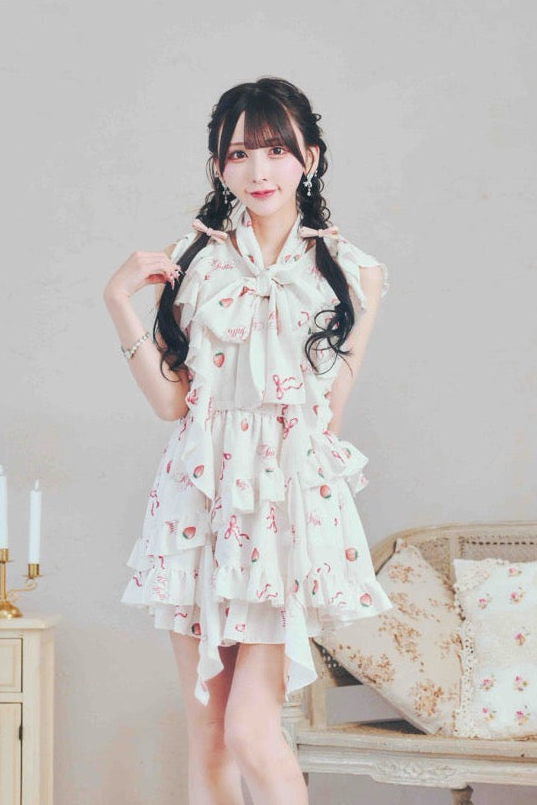 【予約商品】ストロベリーフリルセットアップ