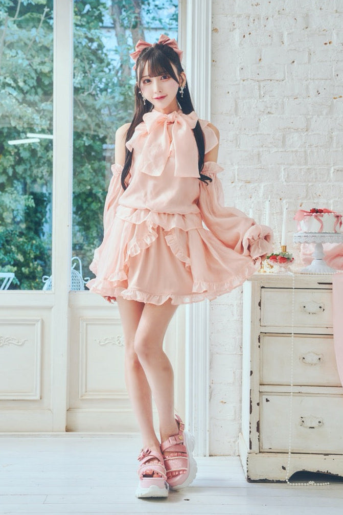 アームカバー付きアメスリワンピ