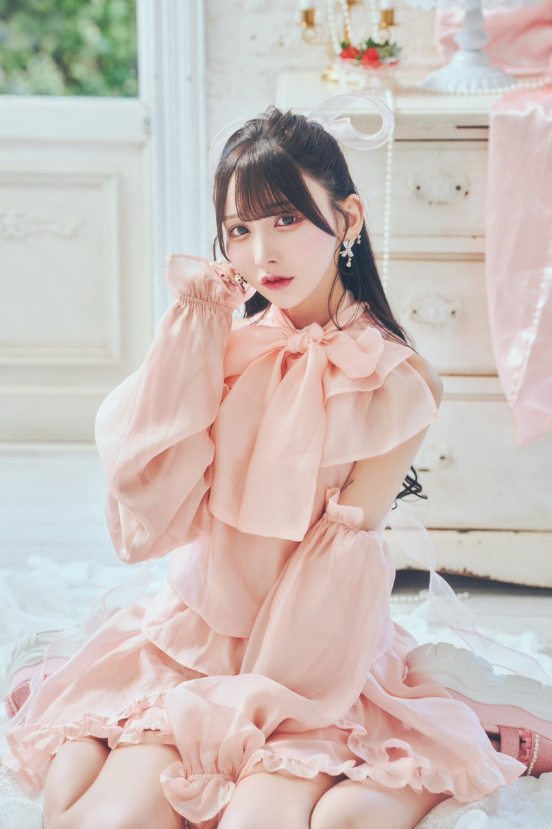 アームカバー付きアメスリワンピ