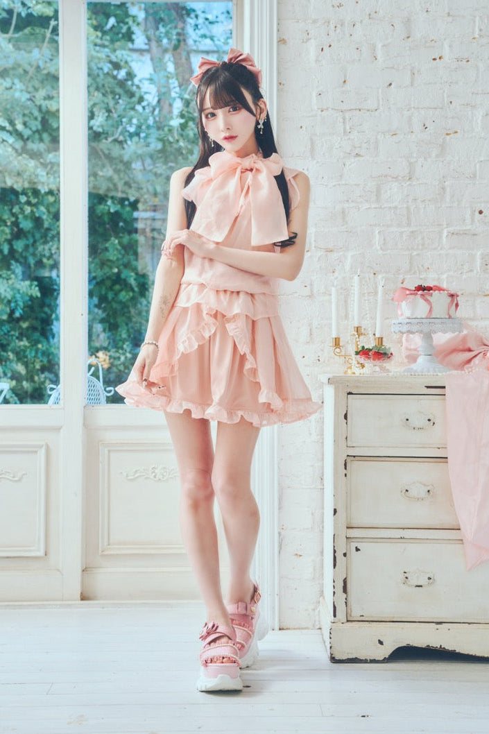 アームカバー付きアメスリワンピ