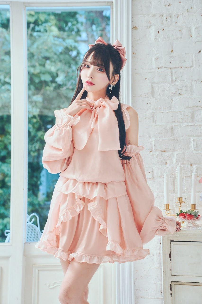 アームカバー付きアメスリワンピ