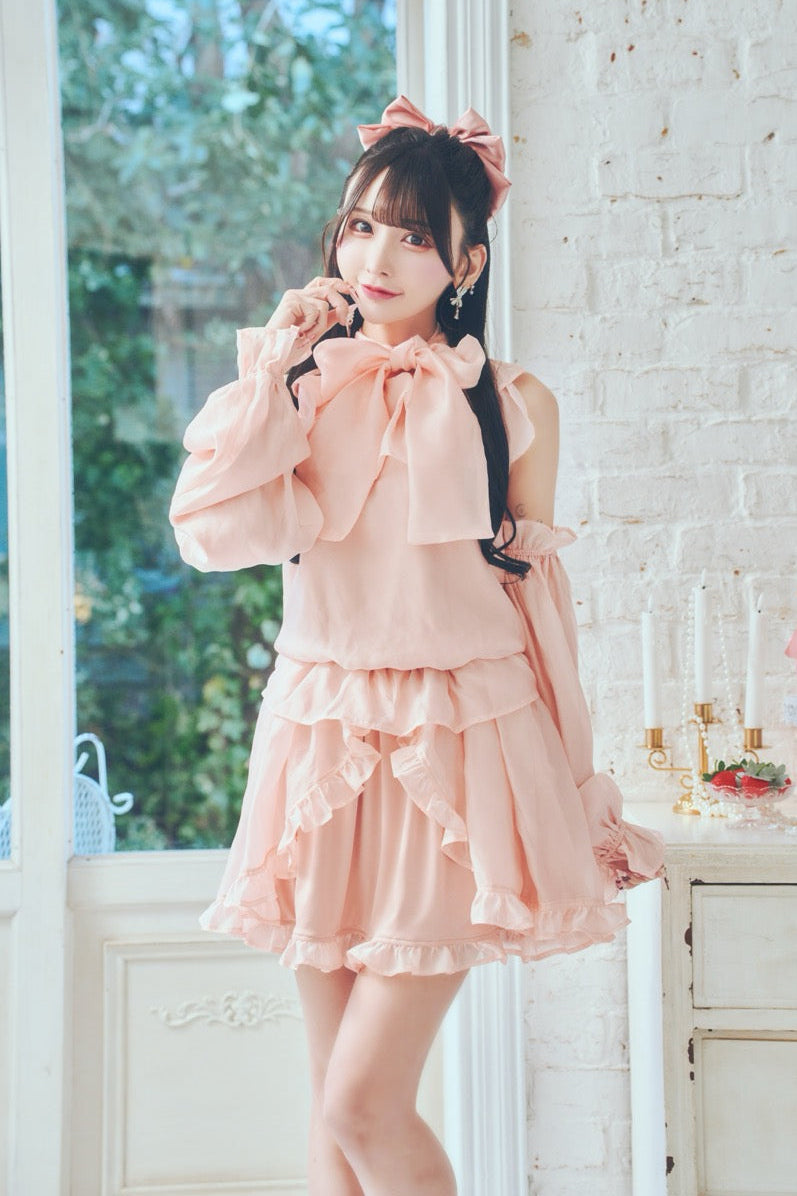 アームカバー付きアメスリワンピ