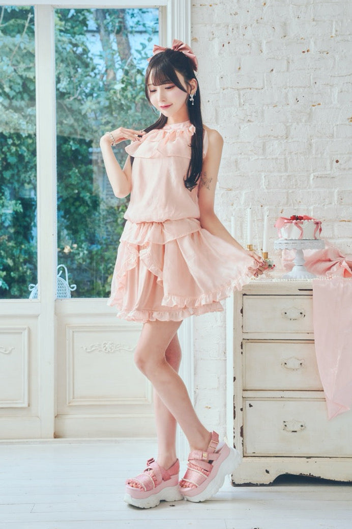 アームカバー付きアメスリワンピ