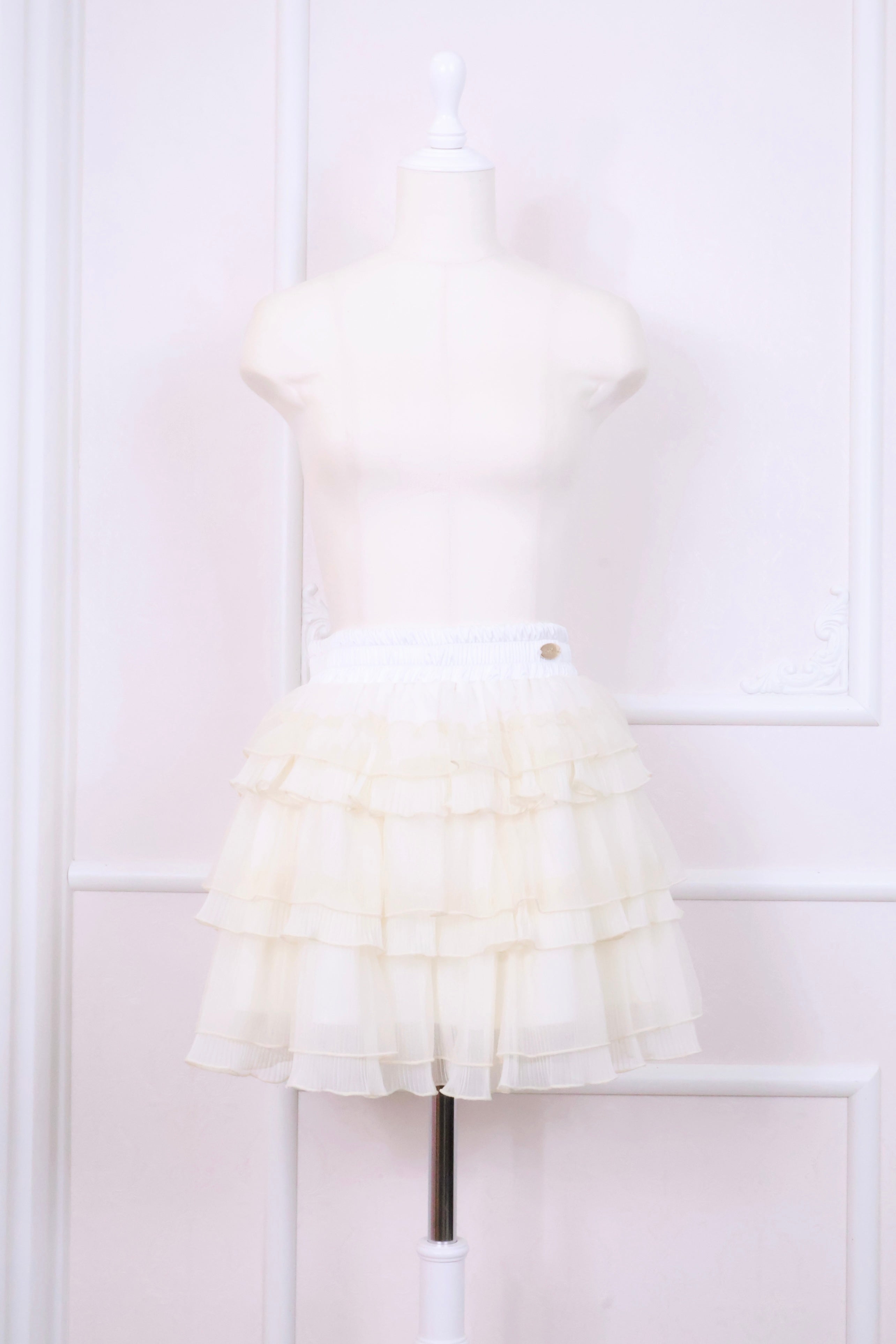 【予約商品】レースティアードスカート