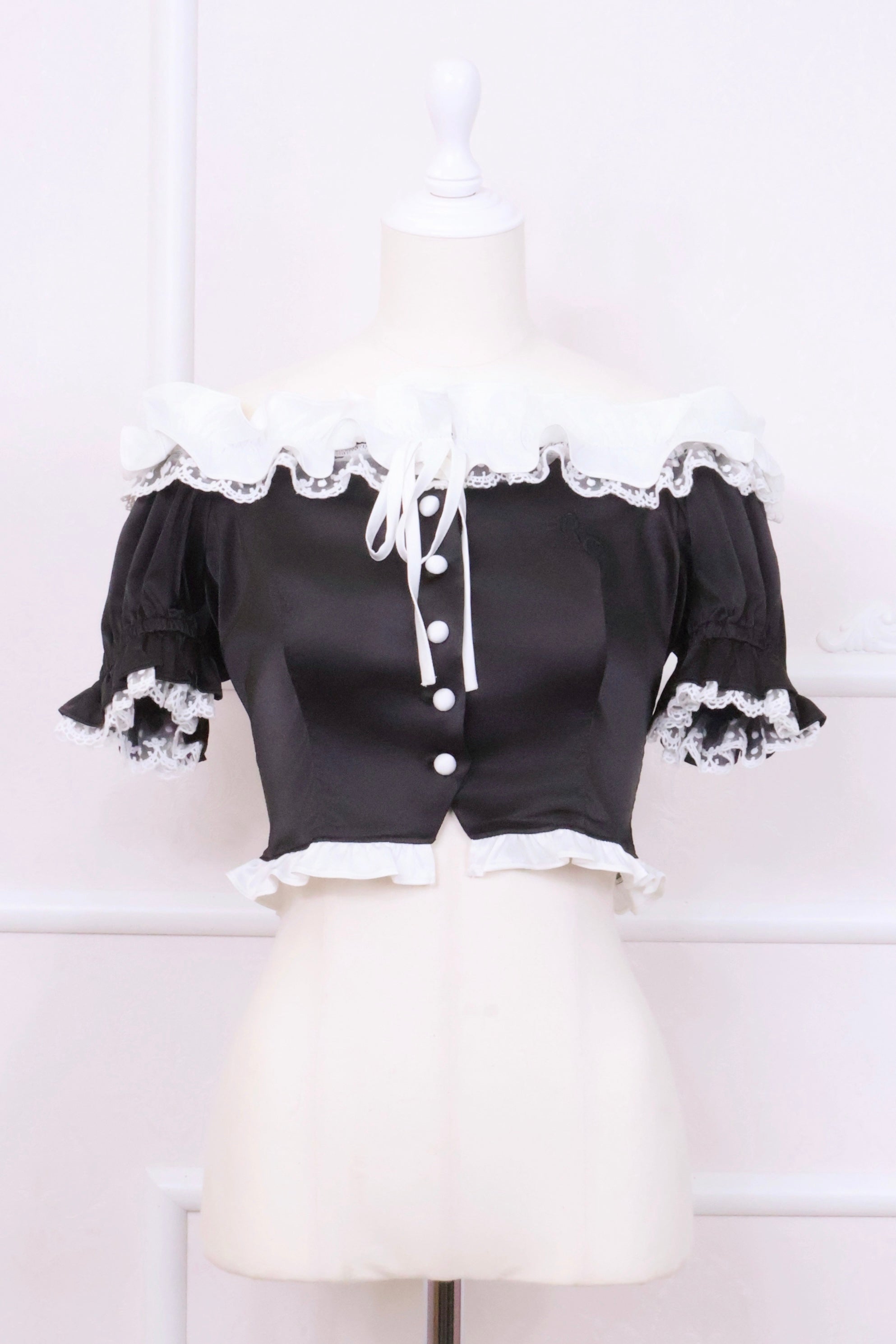 【予約商品】オフショルリボントップス