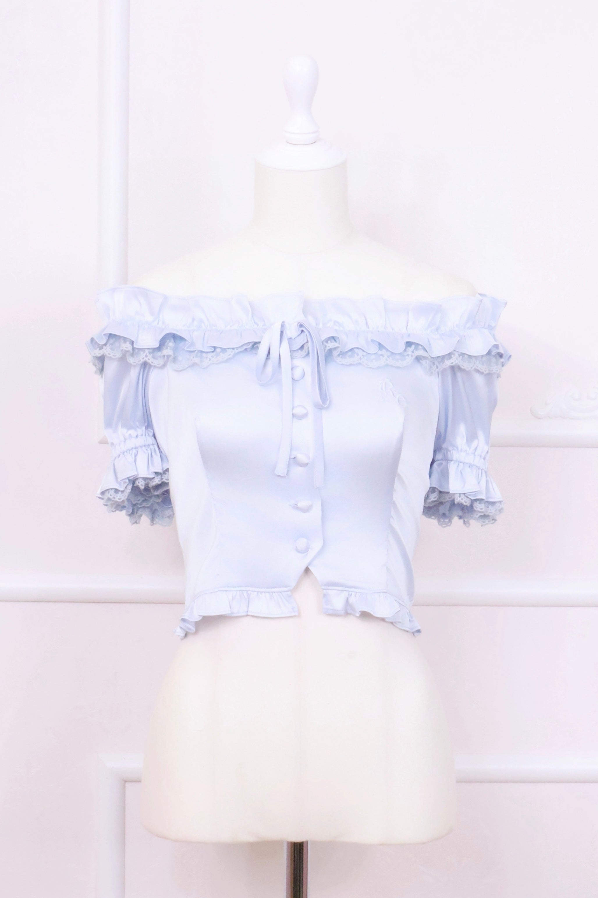 【予約商品】オフショルリボントップス