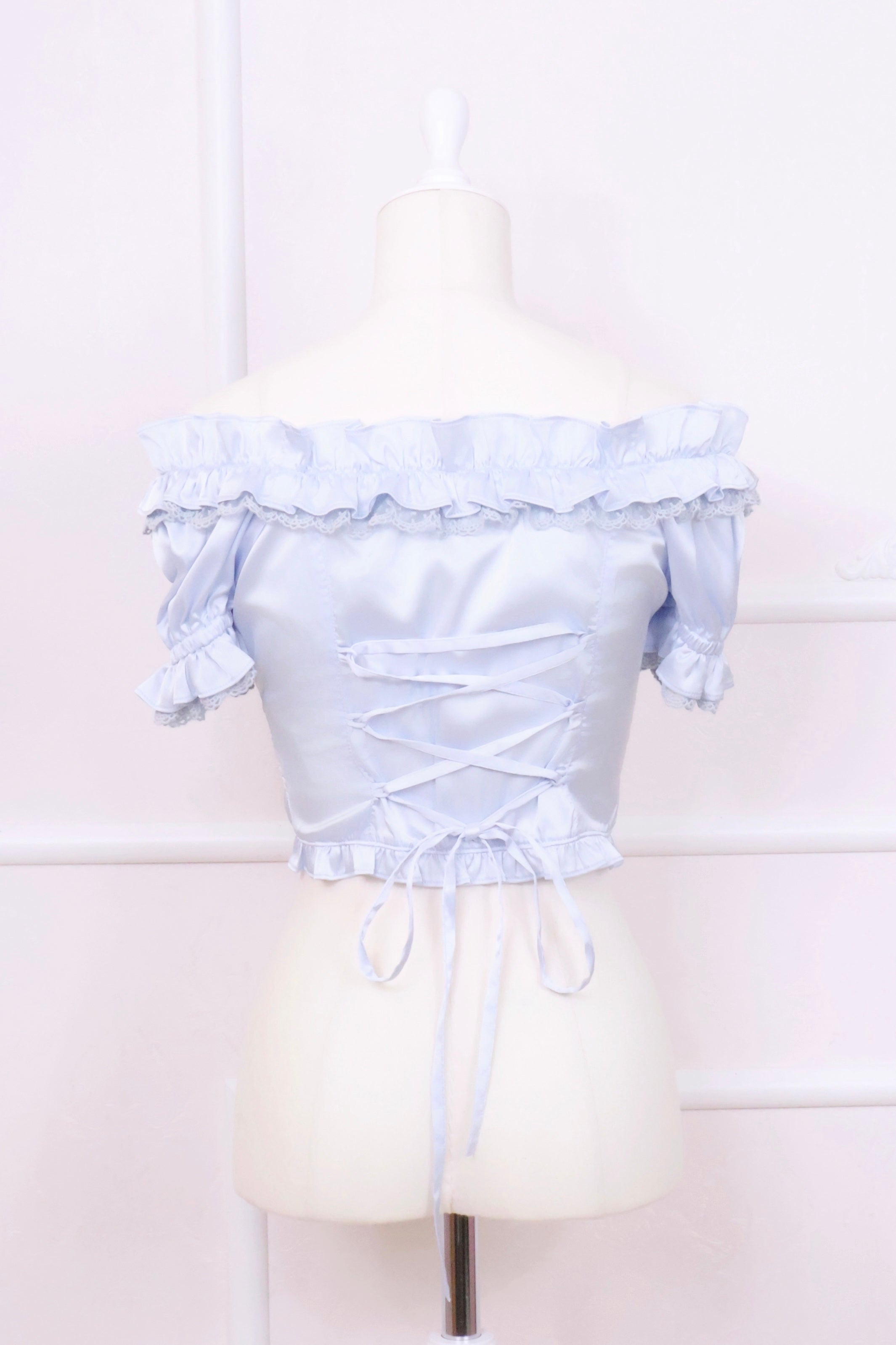 【予約商品】オフショルリボントップス