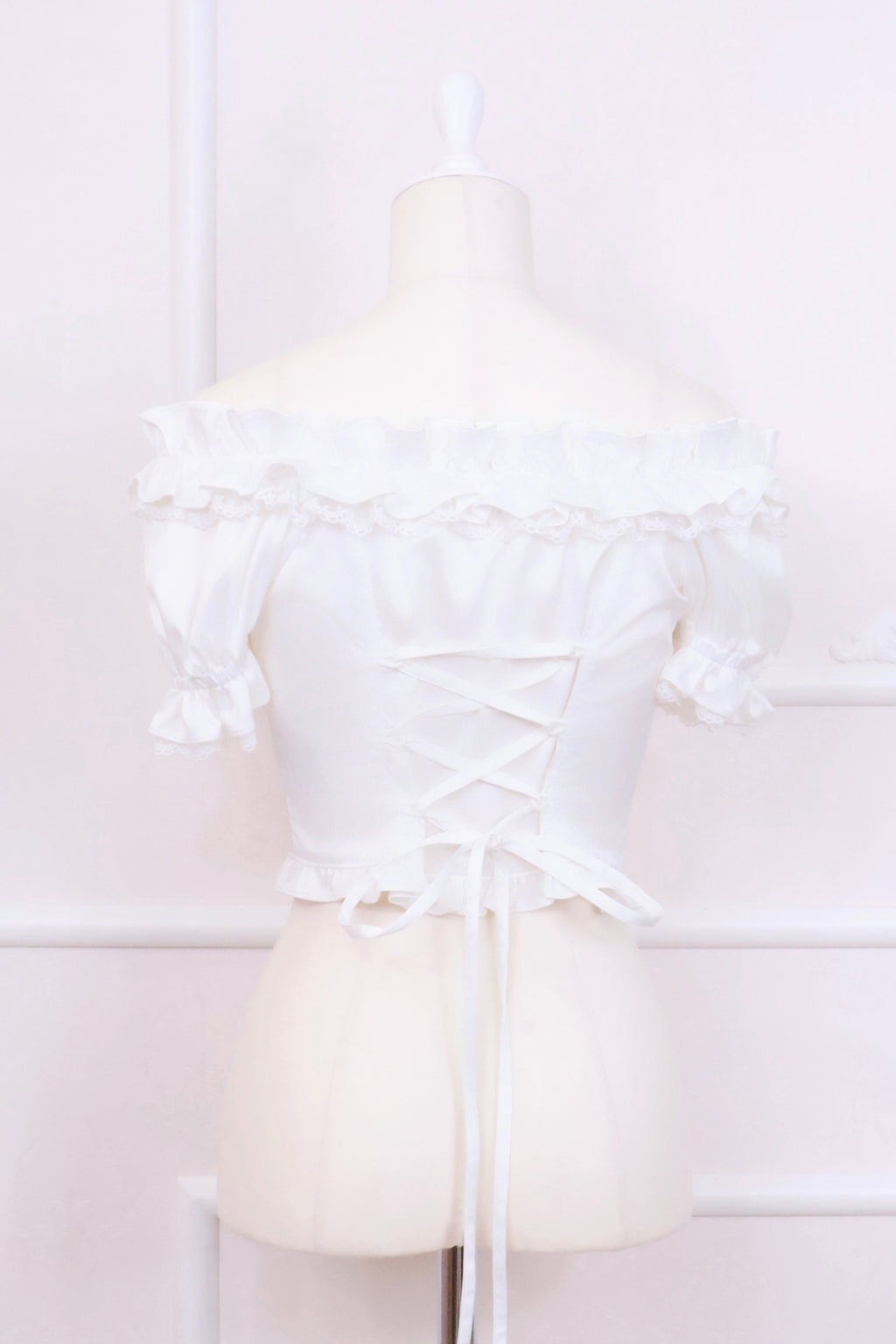 【予約商品】オフショルリボントップス