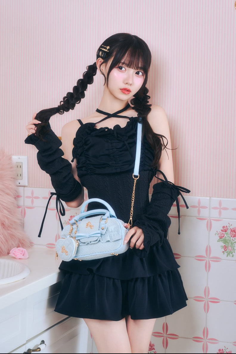 【予約商品】ギャザーキャミワンピ