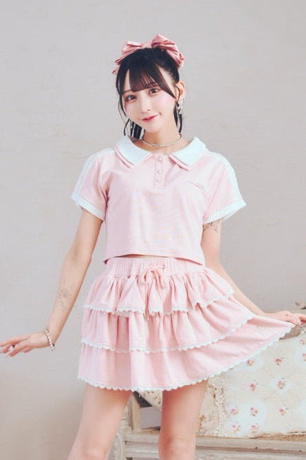 レースラインTシャツ