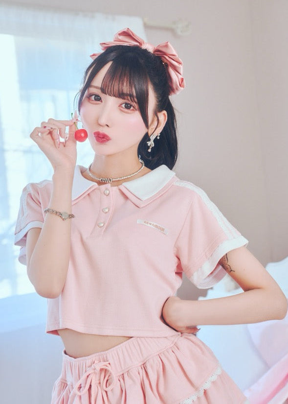 レースラインTシャツ