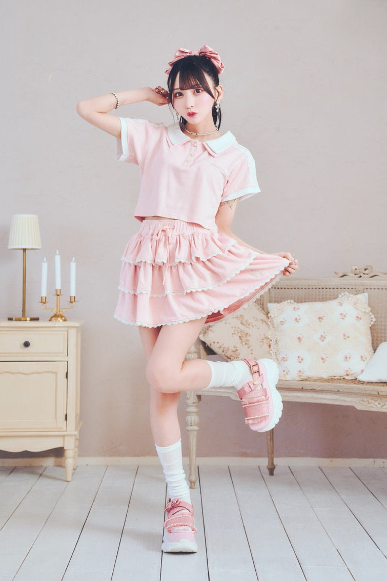 レースラインTシャツ